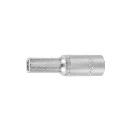 Holex 1/2 inch Drive Socket, 12 pt, Deep, 3/8 inch, 642522.375 642522 3/8